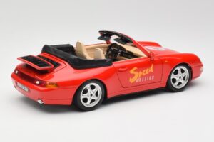 Porsche 911 993 Carrera Avoauto Punainen Bburago 1:18 3090 Metalli — kuva 3 / 8