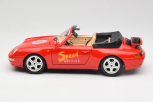 Porsche 911 993 Carrera Avoauto Punainen Bburago 1:18 3090 Metalli — kuva 4 / 8