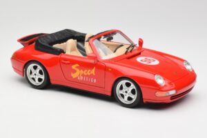 Porsche 911 993 Carrera Avoauto Punainen Bburago 1:18 3090 Metalli — kuva 6 / 8