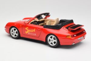 Porsche 911 993 Carrera Avoauto Punainen Bburago 1:18 3090 Metalli — kuva 7 / 8