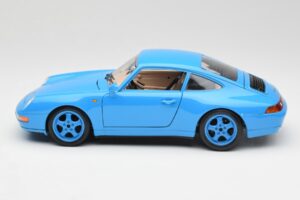 Porsche 911 993 Carrera Sininen Bburago 1:18 3060 Metalli — kuva 4 / 8