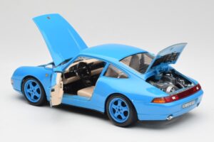 Porsche 911 993 Carrera Sininen Bburago 1:18 3060 Metalli — kuva 5 / 8
