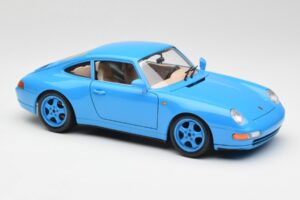 Porsche 911 993 Carrera Sininen Bburago 1:18 3060 Metalli — kuva 6 / 8