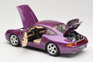 Porsche 911 993 Carrera Violetti Bburago 1:18 3060-M2 Metalli — kuva 5 / 8