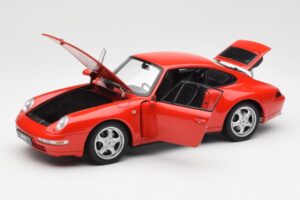 Porsche 911 993 Carrera Punainen AUTOart 1:18 78132 Metalli — kuva 2 / 8