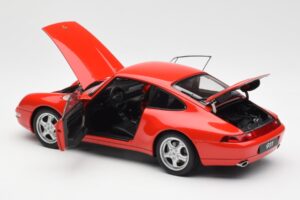 Porsche 911 993 Carrera Punainen AUTOart 1:18 78132 Metalli — kuva 5 / 8