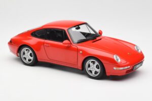 Porsche 911 993 Carrera Punainen AUTOart 1:18 78132 Metalli — kuva 6 / 8