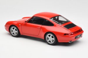 Porsche 911 993 Carrera Punainen AUTOart 1:18 78132 Metalli — kuva 7 / 8