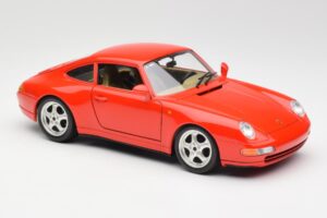 Porsche 911 993 Carrera Punainen Bburago 1:18 3050 Metalli — kuva 6 / 8