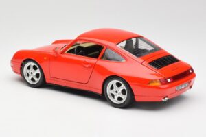 Porsche 911 993 Carrera Punainen Bburago 1:18 3050 Metalli — kuva 7 / 8