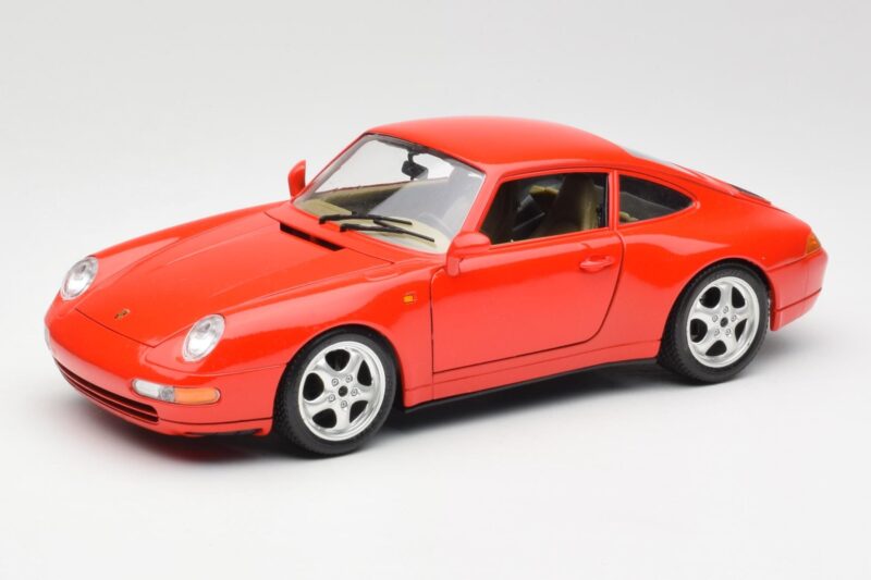 Porsche 911 993 Carrera Punainen Bburago 1:18 3050 Metalli