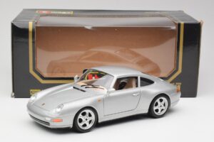 Porsche 911 993 Carrera Hopea Bburago 1:18 3050-M1 Metalli — kuva 2 / 8