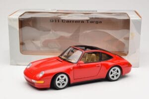 Porsche 911 993 Carrera Targa Punainen UT Models 1:18 27821 Metalli — kuva 8 / 8