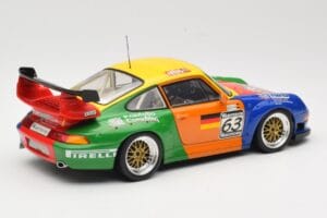 Porsche 911 993 GT2 #63 H. Muller / T. Trunk IMSA 1998 UT Models 1:18 39812 Metalli — kuva 3 / 8