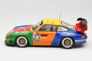 Porsche 911 993 GT2 #63 H. Muller / T. Trunk IMSA 1998 UT Models 1:18 39812 Metalli — kuva 4 / 8