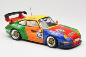 Porsche 911 993 GT2 #63 H. Muller / T. Trunk IMSA 1998 UT Models 1:18 39812 Metalli — kuva 6 / 8