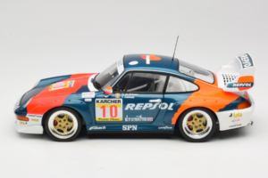 Porsche 911 993 GT2 #10 de Orleans / Saldana BPR Global GT Series 1996 UT Models 1:18 39632 Metalli — kuva 4 / 8