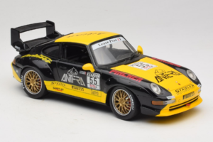 Porsche 911 993 GT2 #55 Musta & Keltainen Anson 1:18 30325-W Metalli — kuva 4 / 6