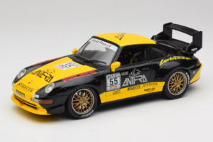 Porsche 911 993 GT2 #55 Musta & Keltainen Anson 1:18 30325-W Metalli