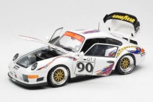 Porsche 911 993 GT2 #90 Vert / Franco / K. Koen Daytona 24 Hours 1998 UT Models 1:18 39813 Metalli — kuva 2 / 8