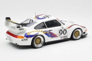 Porsche 911 993 GT2 #90 Vert / Franco / K. Koen Daytona 24 Hours 1998 UT Models 1:18 39813 Metalli — kuva 3 / 8