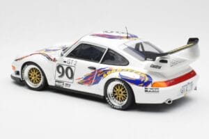 Porsche 911 993 GT2 #90 Vert / Franco / K. Koen Daytona 24 Hours 1998 UT Models 1:18 39813 Metalli — kuva 7 / 8