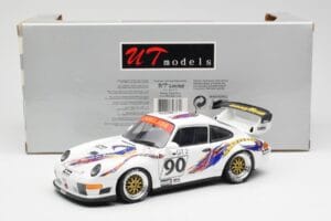 Porsche 911 993 GT2 #90 Vert / Franco / K. Koen Daytona 24 Hours 1998 UT Models 1:18 39813 Metalli — kuva 8 / 8