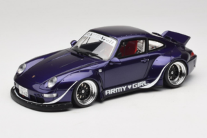 Porsche 911 993 RWB Army Girl Violetti GT Spirit 1:18 GT562 Hartsi