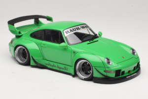 Porsche 911 993 RWB Vihreä Gun Grey Wheels AUTOart 1:18 78151 Komposiitti — kuva 6 / 8