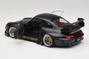 Porsche 911 993 RWB Matt Black With Gold Wheels AUTOart 1:18 78154 Komposiitti — kuva 5 / 8