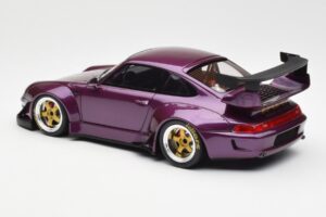Porsche 911 993 RWB Violetti GT Spirit 1:18 GT727 Hartsi — kuva 5 / 6