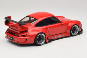 Porsche 911 993 RWB Punainen Gun Grey Wheels AUTOart 1:18 78153 Komposiitti — kuva 3 / 8
