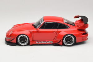 Porsche 911 993 RWB Punainen Gun Grey Wheels AUTOart 1:18 78153 Komposiitti — kuva 4 / 8