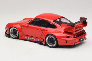 Porsche 911 993 RWB Punainen Gun Grey Wheels AUTOart 1:18 78153 Komposiitti — kuva 7 / 8