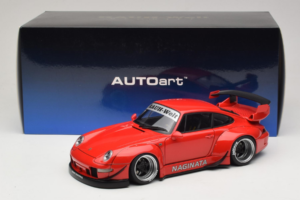 Porsche 911 993 RWB Punainen Gun Grey Wheels AUTOart 1:18 78153 Komposiitti — kuva 8 / 8