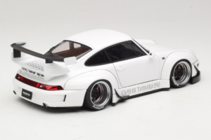 Porsche 911 993 RWB Valkoinen Gun Grey Wheels AUTOart 1:18 78150 Komposiitti — kuva 3 / 8
