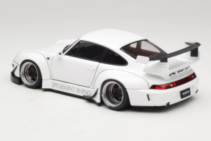 Porsche 911 993 RWB Valkoinen Gun Grey Wheels AUTOart 1:18 78150 Komposiitti — kuva 7 / 8