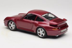Porsche 911 993 Turbo Punainen Anson 1:18 30320-W Metalli — kuva 7 / 8