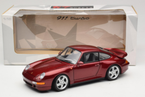 Porsche 911 993 Turbo Red Metallic UT Models 1:18 180066070 Metalli — kuva 8 / 8