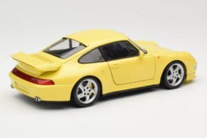 Porsche 911 993 Turbo S Keltainen UT Models 1:18 27836 Metalli — kuva 3 / 8