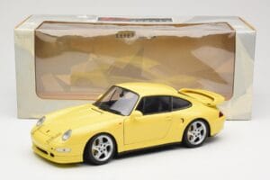Porsche 911 993 Turbo S Keltainen UT Models 1:18 27836 Metalli — kuva 8 / 8