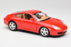Porsche 911 996 Carrera 4 Punainen Bburago 1:18 30085 Metalli — kuva 6 / 8