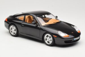 Porsche 911 996 Carrera Musta Bburago 1:18 3385-M2 Metalli — kuva 6 / 8