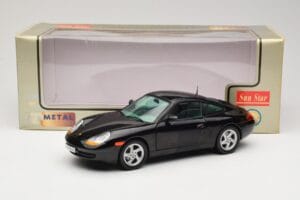 Porsche 911 996 Carrera Musta Sun Star 1:18 1202 Metalli — kuva 8 / 8