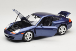 Porsche 911 996 Carrera Sininen Bburago 1:18 WAP02100897 Metalli — kuva 2 / 8