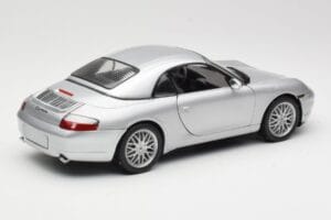 Porsche 911 996 Carrera Avoauto Hopea Hot Wheels 1:18 213595 Metalli — kuva 3 / 8