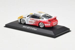 Porsche 911 996 GT3 Cup #1 M. Becker Carrera Cup 2003 Minichamps 1:43 WAP02007210 Metalli — kuva 3 / 4