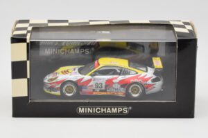 Porsche 911 996 GT3 Cup #93 L. Luhr / G. Maassen / E. Collard 24 Hours of Le Mans 2003 Minichamps 1:43 S5527 Metalli — kuva 4 / 4
