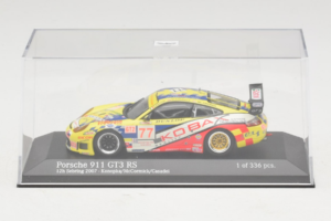 Porsche 911 GT3 RS #77 Konopka / McCormick 12 Hours of Sebring 2007 Minichamps 1:43 400076977 Metalli — kuva 4 / 5