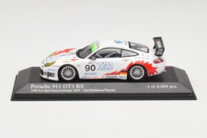 Porsche 911 996 GT3 RS #90 T2M J. Ickx / P. Rabineau 1000km Spa 2004 Minichamps 1:43 400046980 Metalli